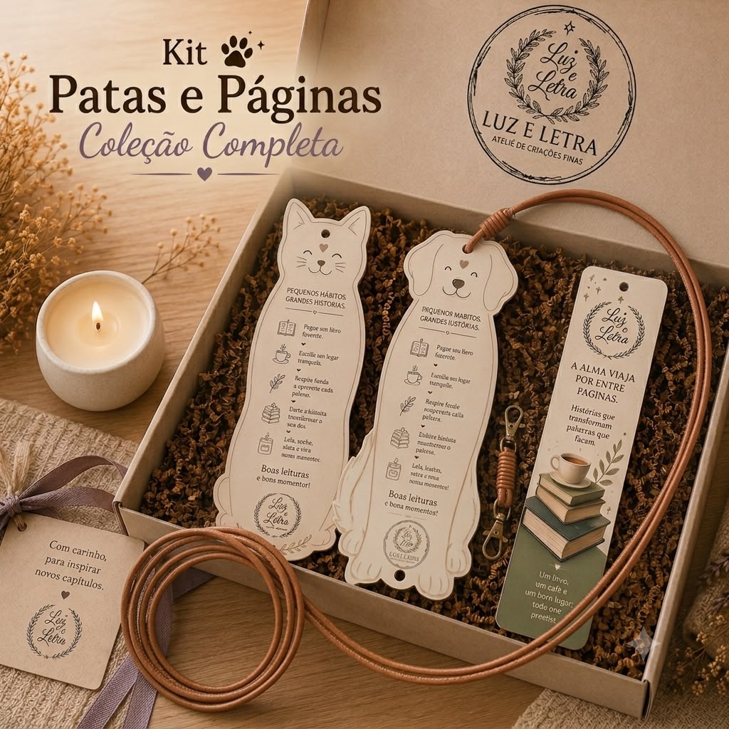 Kit Marcadores Luz e Letra