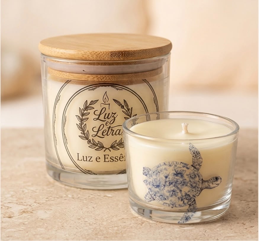 Vela aromática ocean